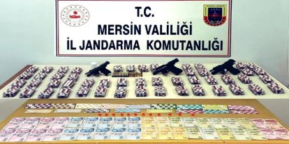Mersin’de kumar ve uyuşturucu operasyonu