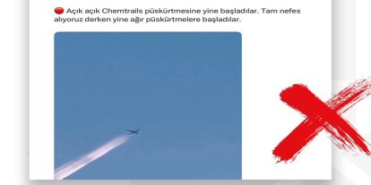 DMM: "Uçaklarla kimyasal püskürtme yapıldığı" iddiaları asılsızdır