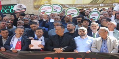 Mersin’de Filistin vurgusu: “İnsanlık vicdanı susmayacak”