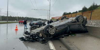 Malatya'da hurdaya dönen araçlardan burunları bile kanamadan kurtuldular
