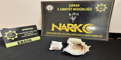 Şırnak’ta bebek bezine gizlenen 42 gram eroin ele geçirildi