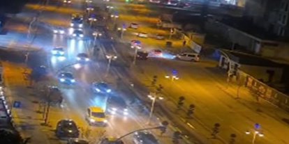 Malatya'da Mescid-i Aksa ve Filistinli esirlere yönelik idam kararlarına tepki için araç konvoyu