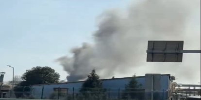 İstanbul Ümraniye’de iş yeri yangını