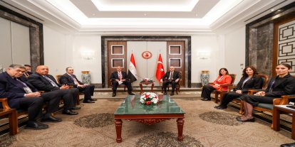 TBMM Başkanı Kurtulmuş, Mısır Temsilciler Meclisi Başkanı Badawy ile görüştü