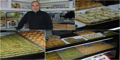 İzmir Kemeraltı Çarşısı’nda 40 yıllık lezzet ustası Kaya özgün tatlılarıyla fark oluşturuyor