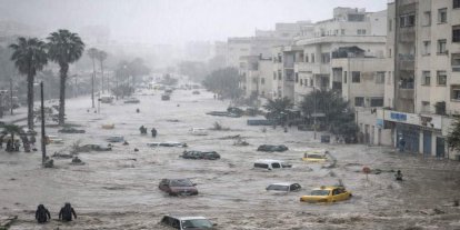 Tunus'ta sel felaketi: Bazı bölgelerde eğitime ara verilirken, 1 kişi hayatını kaybetti