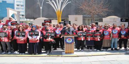 Batman'da eğitimcilerden güvenlik sorunlarına karşı iş bırakma eylemi