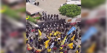 İzmir’de “eğitimde şiddete hayır” eylemi düzenlendi