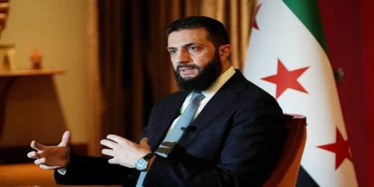 Şara: israille müzakereler zor, Suriye enerji için güvenli alternatif olabilir