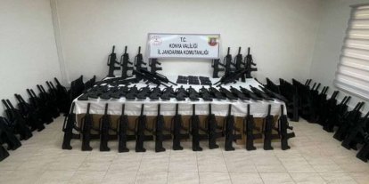 Konya'da silah ve mühimmat operasyonu: 3 tutuklama