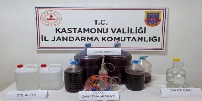 Kastamonu’da metil alkol operasyonu