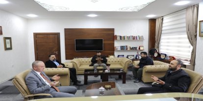 HÜDA PAR Ağrı İl Başkanı Yılmaz’dan İl Milli Eğitim Müdürü Kökrek’e taziye ziyareti