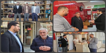 HÜDA PAR Yıldırım İlçe Başkanı Aymelek esnaf ziyaretinde bulundu