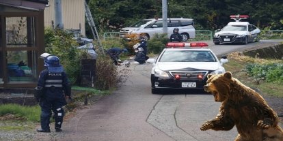 Japonya’da ayının polise saldırmasıyla, kayıp kadının cesedi bulundu