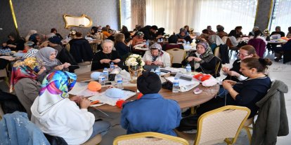 Malatya'daki örgü yarışması büyük ilgi gördü