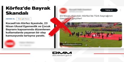 DMM’den "bayrağa saygısızlık" iddialarına yalanlama
