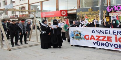 Ağrı’da Filistinli esirler için "İdam Kararına" tepki