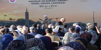 Misafir hafızlardan Kur'an-ı Kerim ziyafeti