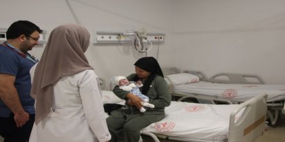 Mardin'de 37 haftalık Reyyan bebek, diyafram hernisi ameliyatı ile sağlığına kavuştu