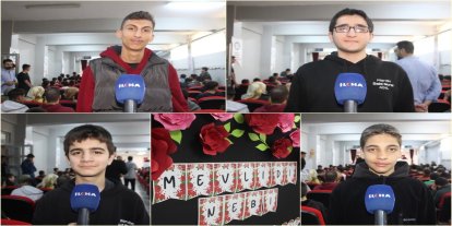 İmam Hatip öğrencileri: Ahlaklı bir nesil için Hazreti Muhammed Aleyhisselam'ı örnek almak lazım