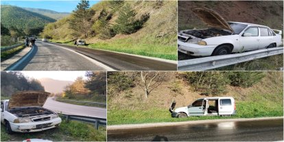 Bursa-Orhaneli yolunda mazot paniği: Yol buz pistine döndü, kazalar peş peşe geldi