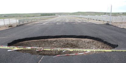 Batman'da aynı güzergâhta ikinci kez çöken yol endişe oluşturdu