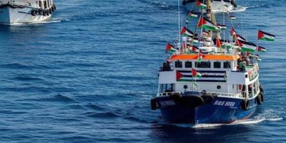 Siyonist rejim ordu radyosu: Sumud Filosu'ndan 7 tekneye el konuldu