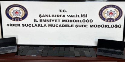 Şanlıurfa merkezli 11 ilde siber dolandırıcılık operasyonu: 42 gözaltı