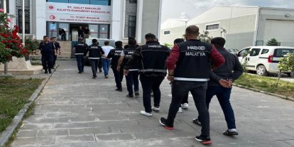 Malatya'da uyuşturucudan 8 tutuklama