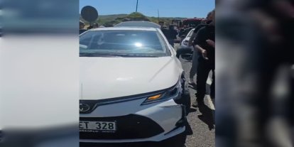 Mardin'de 5 araç zincirleme kazaya karıştı:  4 yaralı