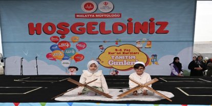 Malatya'da 4-6 Yaş Kur'an kursları tanıtım günlerine yoğun ilgi