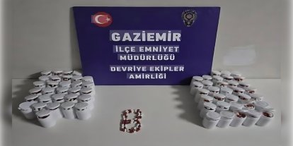 İzmir’de 3 bin adet sentetik ecza ele geçirildi
