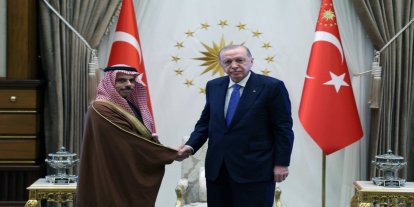 Cumhurbaşkanı Erdoğan, Suudi Arabistan Dışişleri Bakanı'nı kabul etti