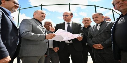 Yeşilyurt'ta deprem konutları için çalışmalar devam ediyor