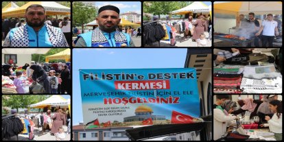 Gaziantep'te Gazze yararına kermes