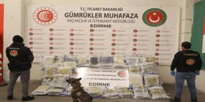 Gümrük kapıları ve havalimanında 659 kilo uyuşturucu ele geçirildi