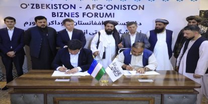 Afganistan ve Özbekistan özel sektörleri arasında anlaşma