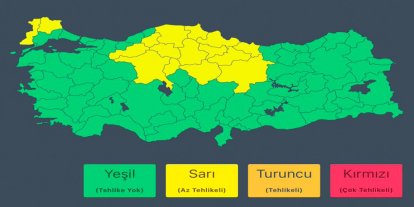 İçişleri Bakanlığı’ndan kuvvetli yağış uyarısı
