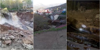 Şırnak'ta yağışlardan sonra dereler taştı, evleri ve köprüleri yıktı