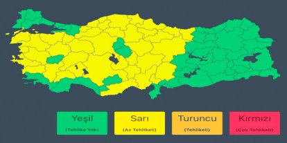 Kuvvetli sağanak uyarısı: Birçok il için kritik hava durumu alarmı