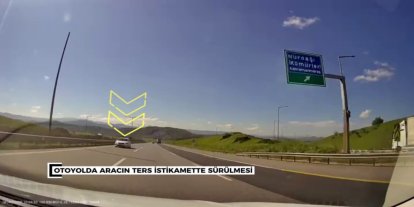 Gaziantep'te ters yönde seyreden sürücüye 90 bin TL ceza