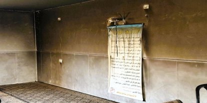 Siyonist Yahudiler Filistin'de cami kundakladı