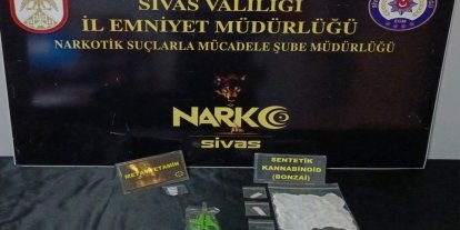 Sivas’ta uyuşturucu operasyonu: 3 kişi tutuklandı