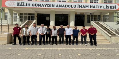 Batman'da öğrencilerden Gazze için anlamlı destek