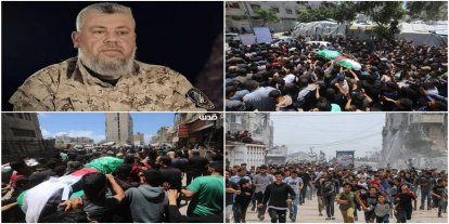 Şehit İzzeddin İzzeddin el-Haddad dualarla defnedildi