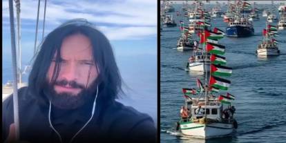 Sumud Filosu: işgalci israil barışçıl aktivistlere silahlı saldırıda bulunuyor