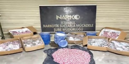 İstanbul'da 595 bin sentetik ecza hapı ele geçirildi: 1 gözaltı