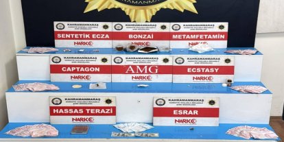 Kahramanmaraş'ta uyuşturucu operasyonlarında 3 tutuklama