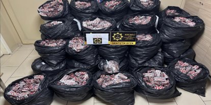 Kocaeli’de 300 bin sentetik ecza hap ele geçirildi