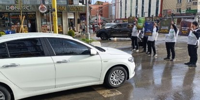 HÜDA PAR Ağrı Gençlik Kollarından "Madde Bağımlılığına Hayır" eylemi